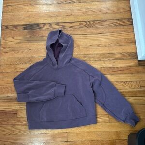 Lululemon Purple Hooded Sweatshirt - Slightly Cropped